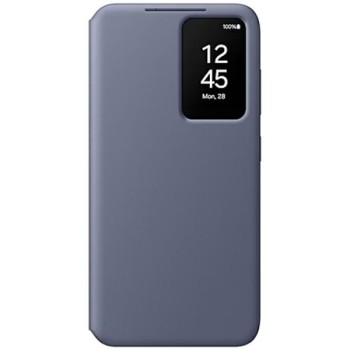 Калъф Samsung Smart View Wallet Case, За Galaxy S24, Violet