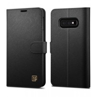 Spigen La Manon Wallet Saffiano Samsung Galaxy S10e, Black