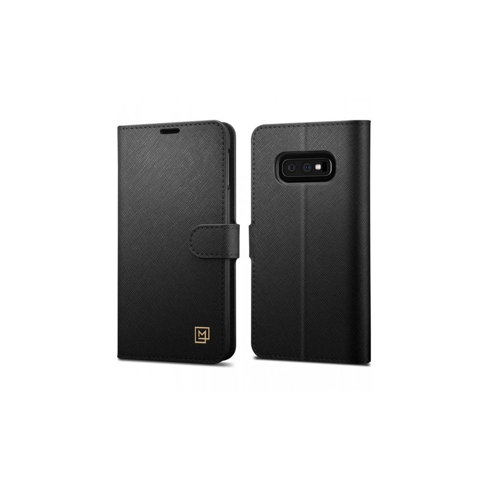 Spigen La Manon Wallet Saffiano Samsung Galaxy S10e, Black