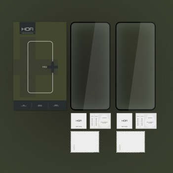 Стъклен Протектор Hofi Glass Pro+ 2-Pack за Xiaomi Poco M6 Pro 4G / LTE, Black