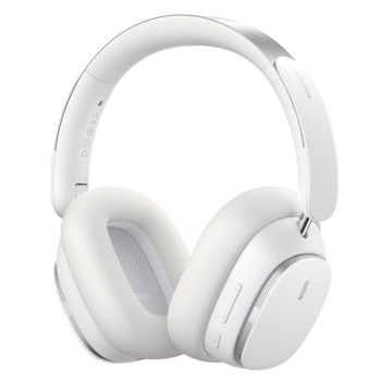 Сушалки Baseus - Wireless Headphones Bowie H1 Pro - Bluetooth, Noise-Cancellation - Moon White