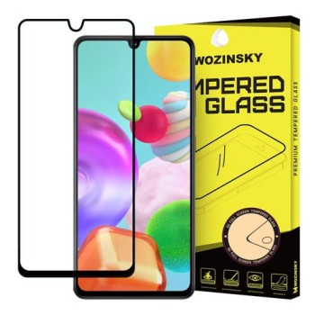Стъклен протектор Wozinsky за Samsung Galaxy A41, Черен