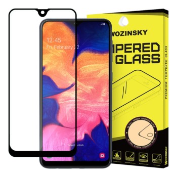 Стъклен протектор Wozinsky за Samsung Galaxy A10, Черен
