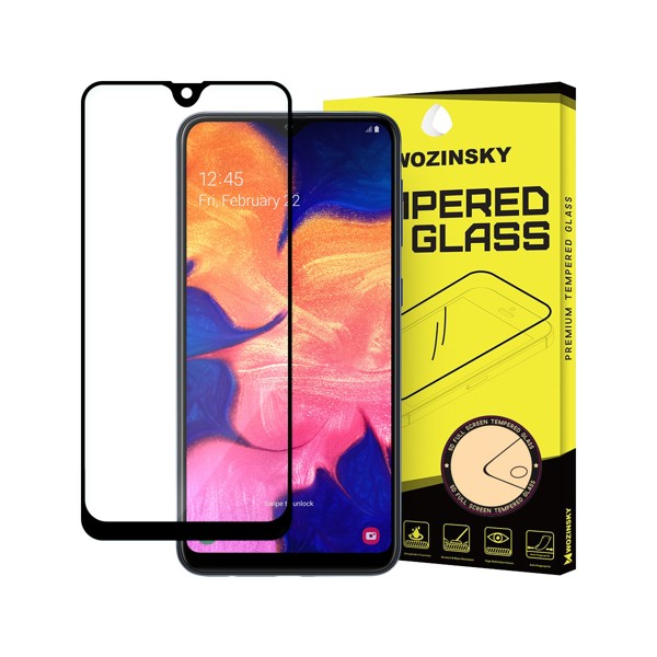 Стъклен протектор Wozinsky за Samsung Galaxy A10, Черен