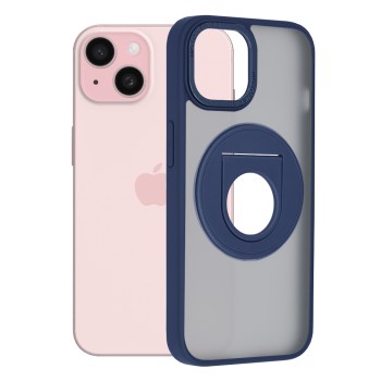 Калъф fixGuard - MagSafe Ghost Holder Series - iPhone 15 - Matte Blue