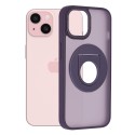 Калъф fixGuard - MagSafe Ghost Holder Series - iPhone 15 - Matte Purple