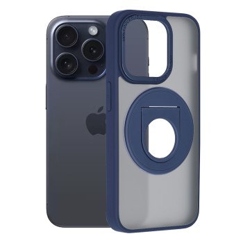 Калъф fixGuard - MagSafe Ghost Holder Series - iPhone 15 Pro - Matte Blue