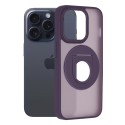Калъф fixGuard - MagSafe Ghost Holder Series - iPhone 15 Pro - Matte Purple