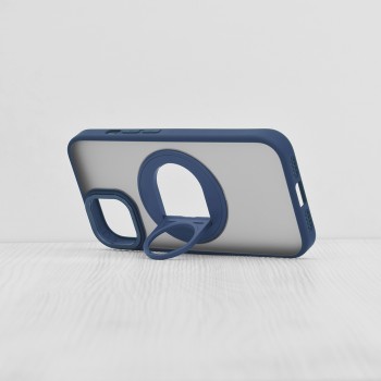 Калъф fixGuard - MagSafe Ghost Holder Series - iPhone 15 Plus - Matte Blue