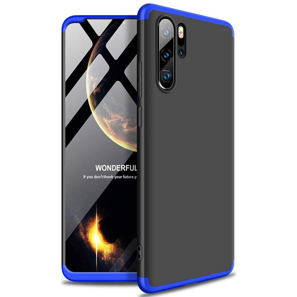 Калъф GKK 360 Protection Case Full Body Cover Huawei P30 Pro black-blue