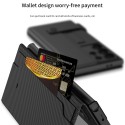 Калъф GKK Flip Wallet Leather за Samsung Galaxy S24 Ultra, Carbon Fiber Texture