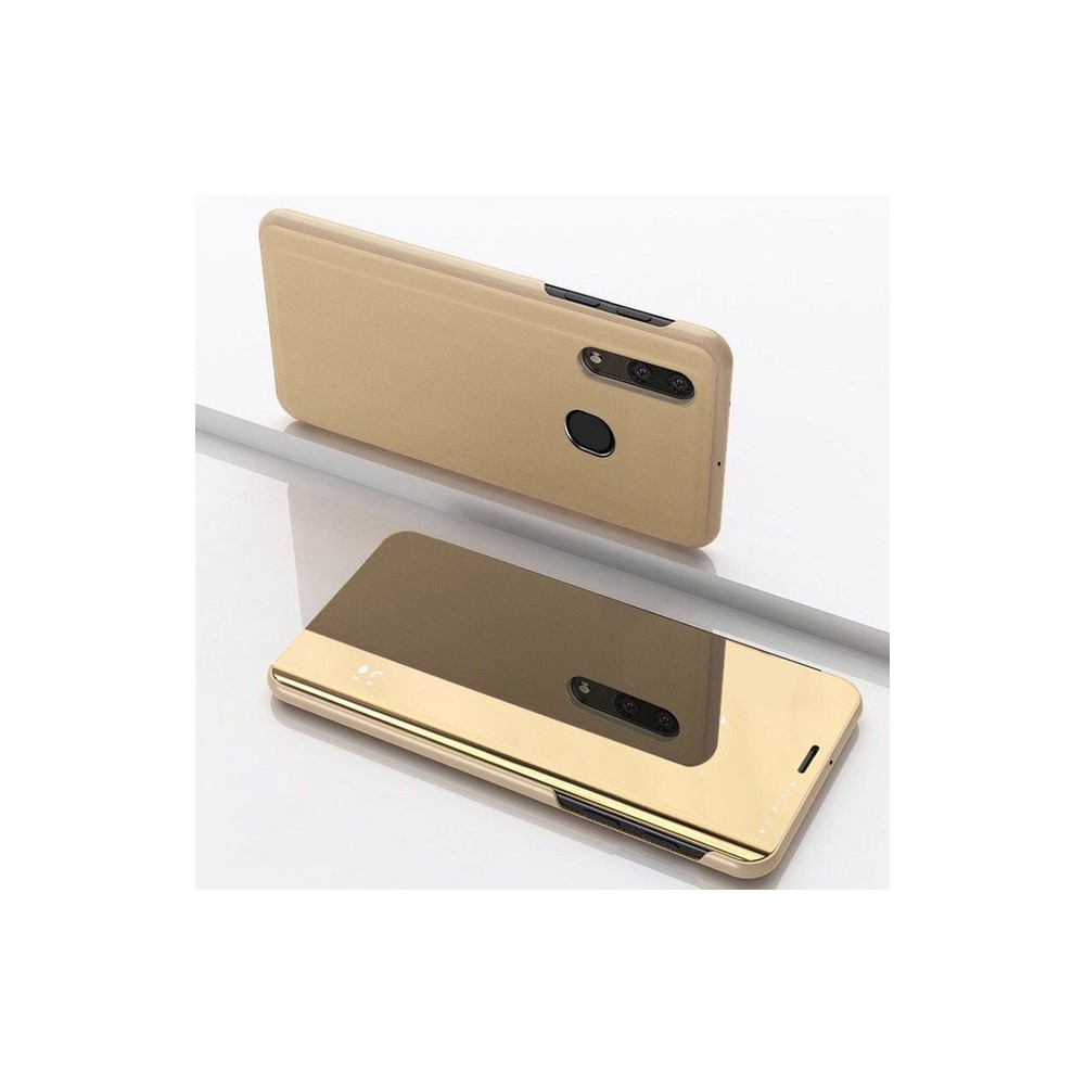 Калъф Clear View за Huawei Y7 2019 / Y7 Prime 2019 golden