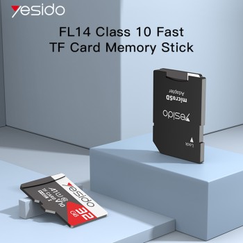 Карта памет Yesido - Memory Card (FL14) - High Speed , 256GB - Black