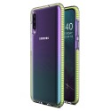 Калъф Spring Case clear TPU gel за Samsung Galaxy A50, Жълт