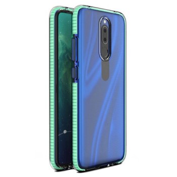 Калъф Spring Case clear TPU gel за Huawei Mate 20 Lite, Зелен