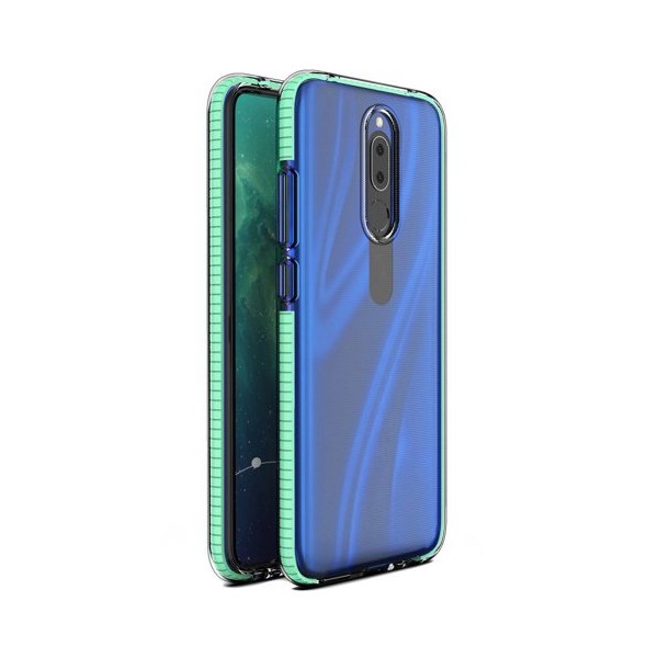 Калъф Spring Case clear TPU gel за Huawei Mate 20 Lite, Зелен