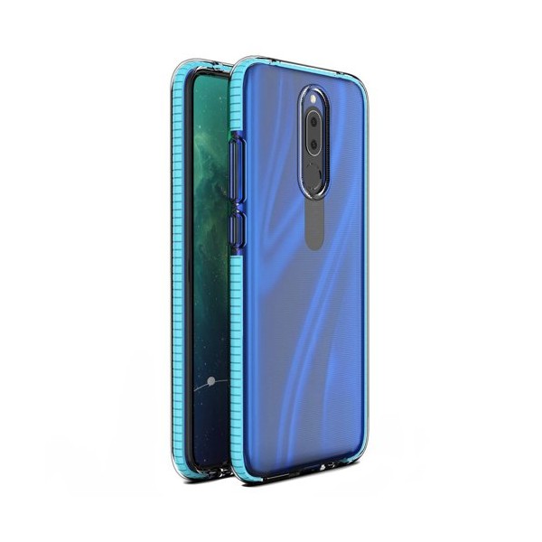 Калъф Spring Case clear TPU gel за Huawei Mate 20 Lite, Светло син