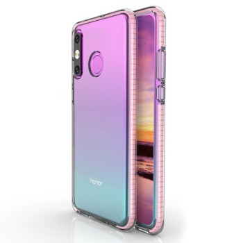 Калъф Spring Case clear TPU gel за Huawei P30 Lite, Светло розов