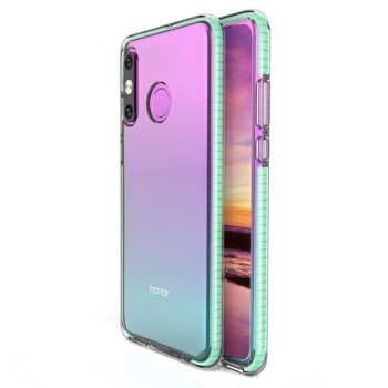 Калъф Spring Case clear TPU gel за Huawei P30 Lite, Зелен