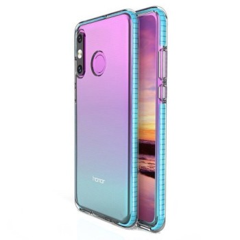 Калъф Spring Case clear TPU gel за Huawei P30 Lite, Светло син