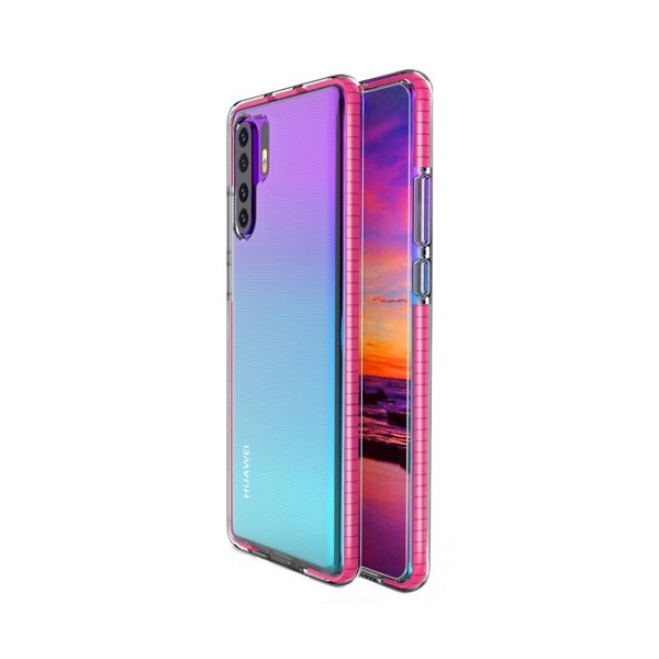 Калъф Spring Case clear TPU gel за Huawei P30 Pro, Розов