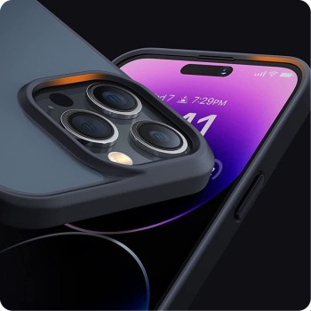 Калъф Tech-Protect Magmat за iPhone 15 Pro Max, Matte Titanium