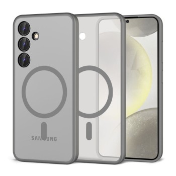 Калъф Tech-Protect Magmat Magsafe за Samsung Galaxy S24, Matte Titanium