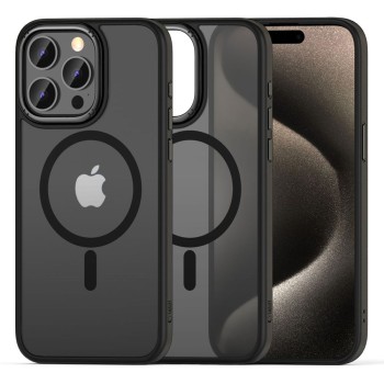 Калъф Tech-Protect Magmat ”2” Magsafe за iPhone 15 Pro, Matte Black