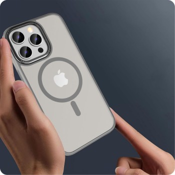 Калъф Tech-Protect Magmat ”2” Magsafe за iPhone 15 Pro, Matte Titanium