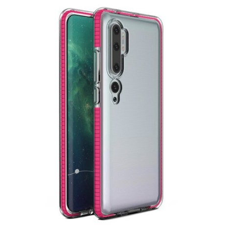 Калъф Spring Case clear TPU gel за Xiaomi Mi Note 10/Mi Note 10 Pro/Mi CC9 Pro, Розов