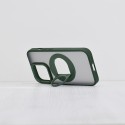 Калъф-Techsuit - MagSafe Ghost Holder Series - iPhone 15 Pro - Matte Green