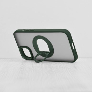 Калъф-Techsuit - MagSafe Ghost Holder Series - iPhone 15 Plus - Matte Green