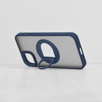 Калъф-Techsuit - MagSafe Ghost Holder Series - iPhone 15 Plus - Matte Blue