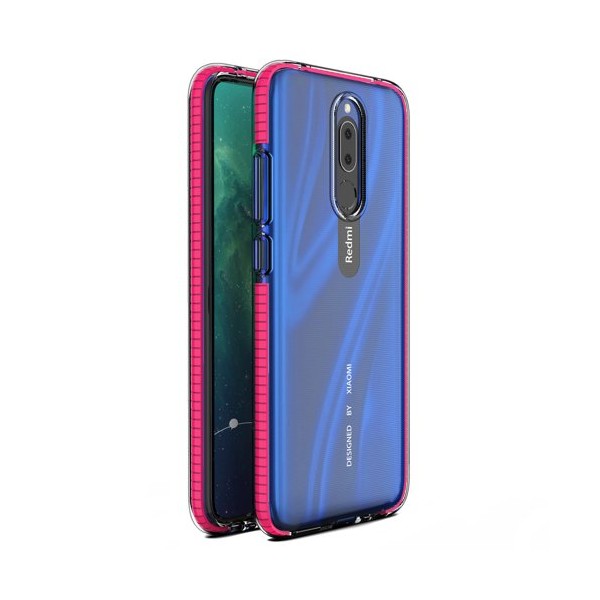 Калъф Spring Case clear TPU gel за Xiaomi Redmi 8A/Xiaomi Redmi 8, Розов