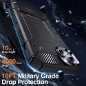 Калъф-Techsuit - Hybrid Armor Kickstand - iPhone 15 - Black