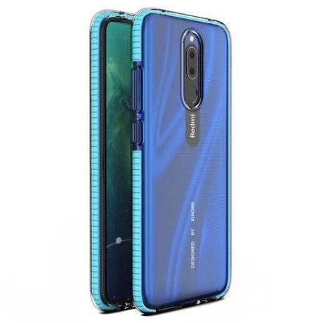 Калъф Spring Case clear TPU gel за Xiaomi Redmi 8A/Xiaomi Redmi 8, Светло син