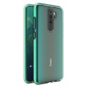 Калъф Spring Case clear TPU gel за Xiaomi Redmi Note 8 Pro, Зелен