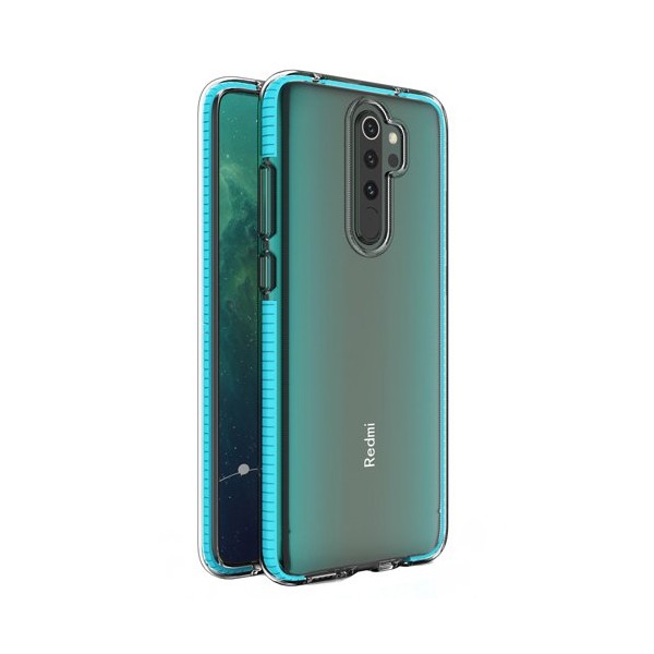 Калъф Spring Case clear TPU gel за Xiaomi Redmi Note 8 Pro, Светло син