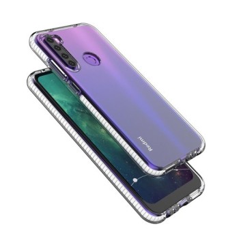 Калъф Spring Case clear TPU gel за Xiaomi Redmi Note 8 Pro, Жълт