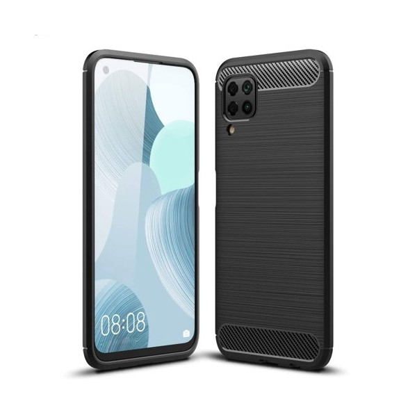 Силиконов калъф Flexible Carbon за Huawei P40 Litе/Nova 7i/Nova 6 SE , Черен