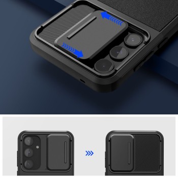 Калъф Tech-Protect Velar Cam+ за Samsung Galaxy A55 5G, Black