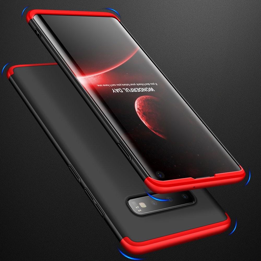 Калъф GKK 360 Protection Case Full Body Cover Samsung Galaxy S10 Plus black-red
