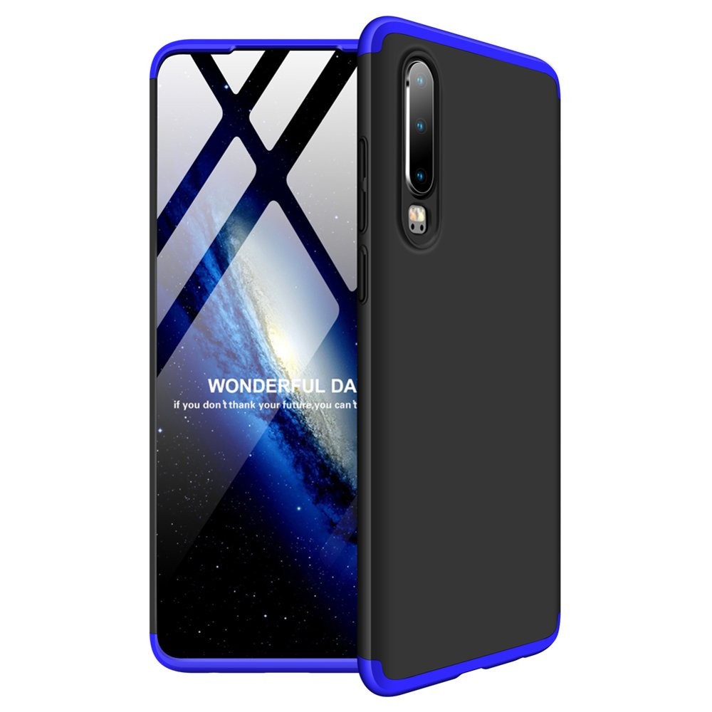 Калъф GKK 360 Protection Case Full Body Cover Huawei P30 black-blue