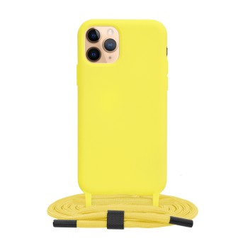 Калъф-Techsuit - Crossbody Lanyard - iPhone 11 Pro - Yellow
