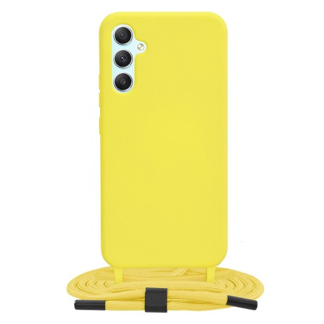 Калъф-Techsuit - Crossbody Lanyard - Samsung Galaxy A34 5G - Yellow