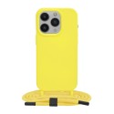 Калъф-Techsuit - Crossbody Lanyard - iPhone 14 Pro - Yellow