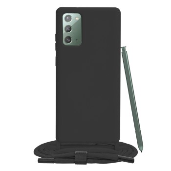 Калъф-Techsuit - Crossbody Lanyard - Samsung Galaxy Note 20 4G / Note 20 5G - Black
