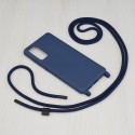 Калъф-Techsuit - Crossbody Lanyard - Samsung Galaxy Note 20 4G / Note 20 5G - Blue