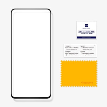 Стъклен протектор SPIGEN Class FC за Samsung Galaxy A51, Черен