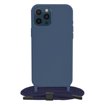 Калъф-Techsuit - Crossbody Lanyard - iPhone 12 Pro Max - Blue